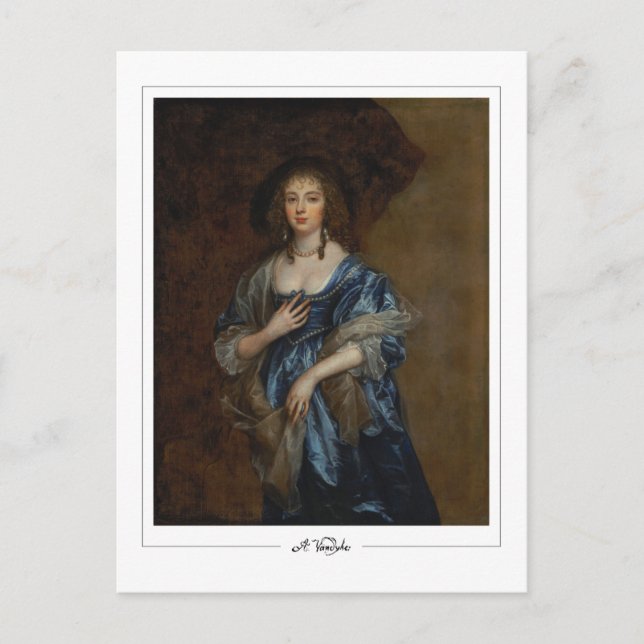 Anthony van Dyck #780 - postal Bella Artes (Anverso)