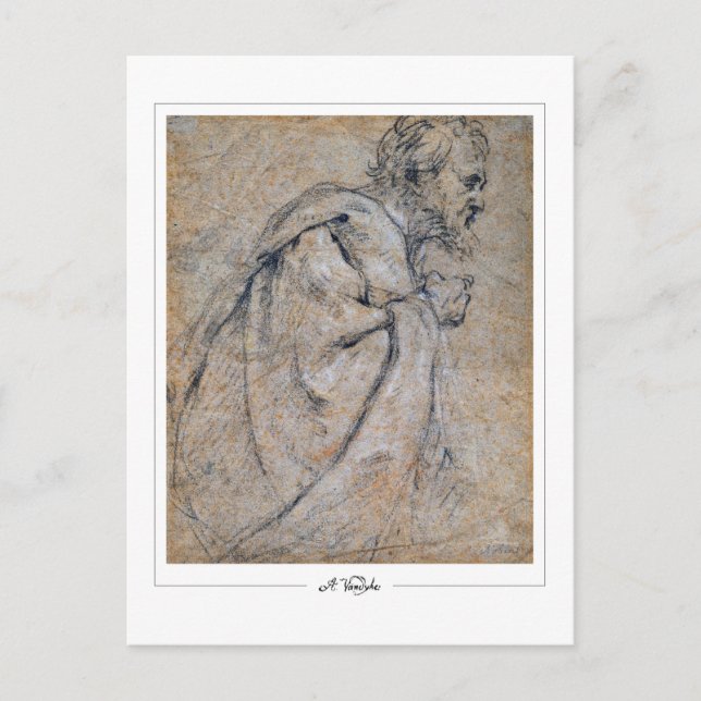 Anthony van Dyck #827 - postal Bella Artes (Anverso)