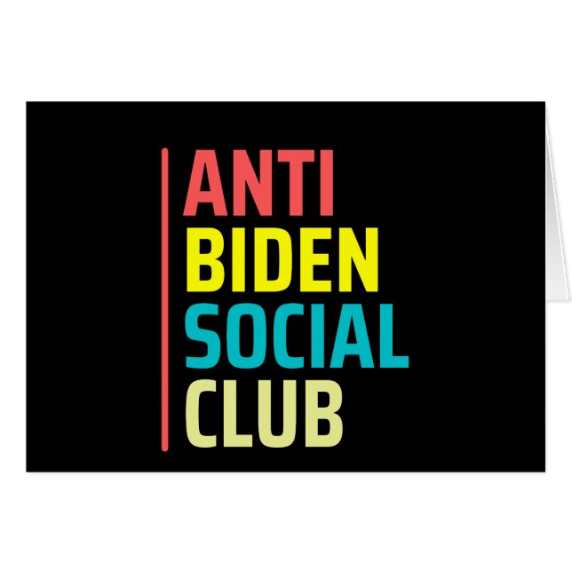 Anti Biden Social Club (Anverso (Horizontal))