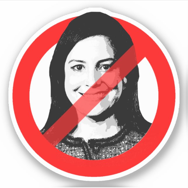 Anti Elise Stefanik Personalizado Pegatina de Vini (Anverso)