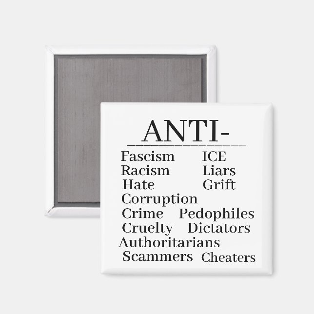 Anti- Imán (Anverso/Reverso)