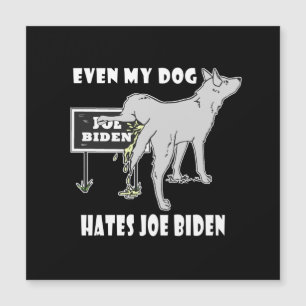 Anti Joe Biden My Dog odia el humor político de Bi