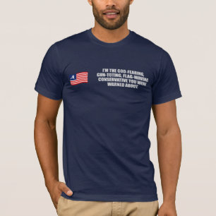 Anti-Obama - camiseta conservadora temerosa de