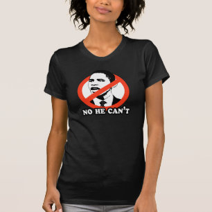 ANTI-OBAMA/NINGÚN ÉL NO PUEDE CAMISETA