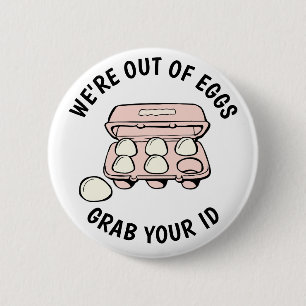 Anti Trump, botón de identificación graciosa para 