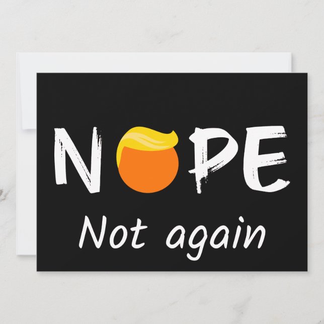 Anti-Trump - No, no más edición Halloween I (Anverso)