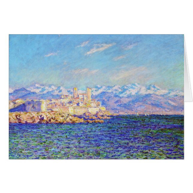 Antibes, efecto de la tarde, Claude Monet 1888 (Anverso (Horizontal))