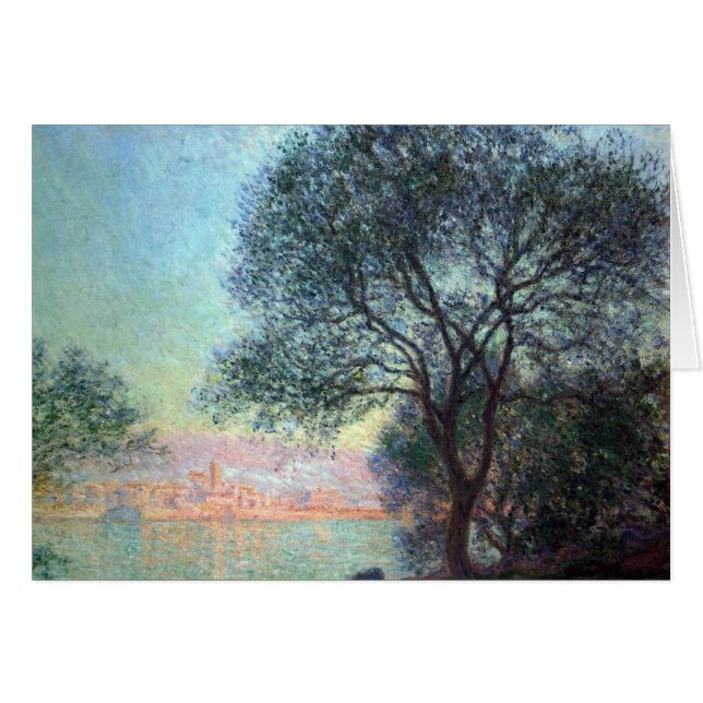 Antibes en la mañana por Claude Monet (Anverso (Horizontal))