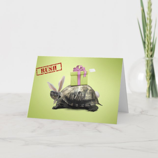 Antica animal - Cumpleaños, tarjeta de saludo de r (Anverso)