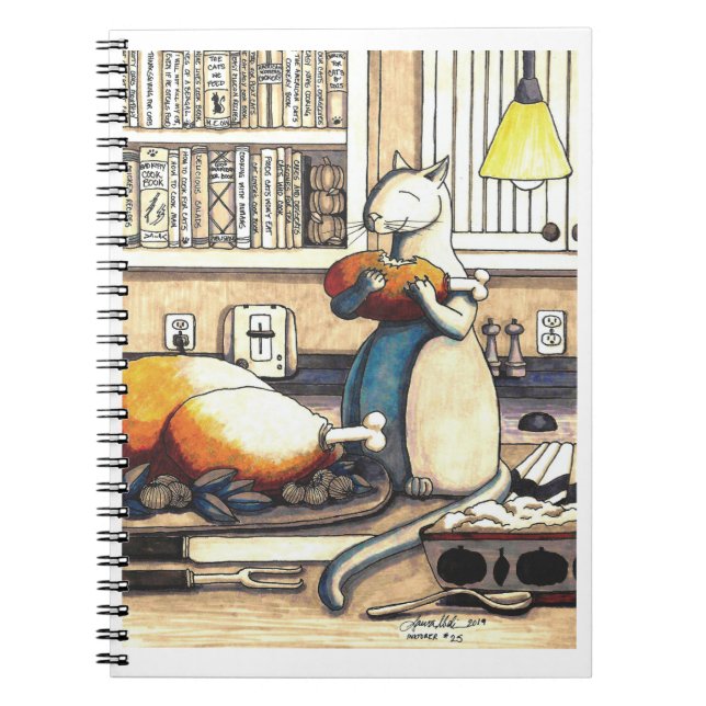 Antica en cuaderno de espiral de cocina (Frente)