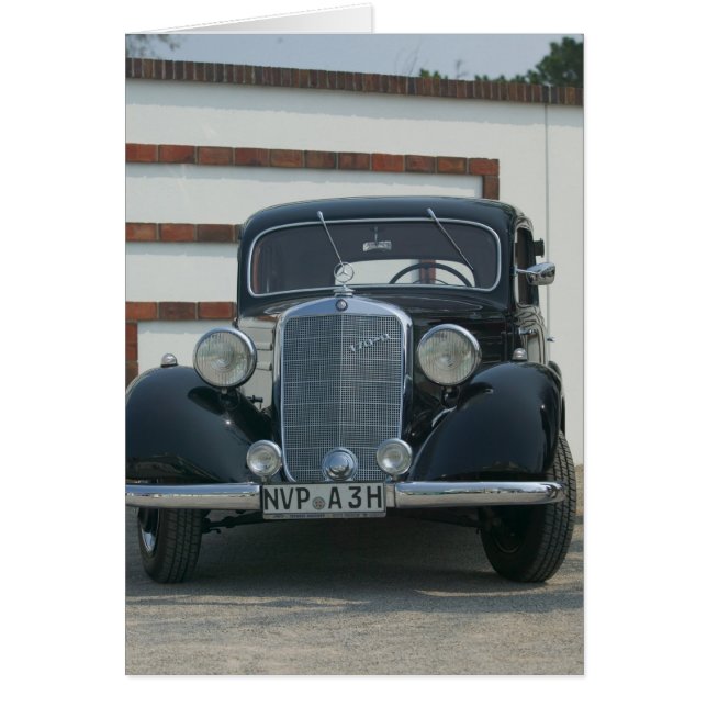 anticuado mercedes (Frente)