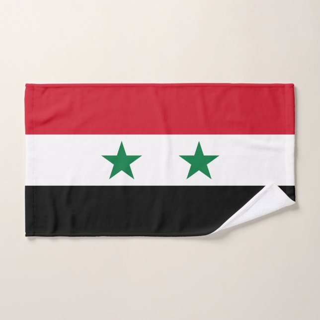 Antigua bandera de Siria (Toalla de mano)
