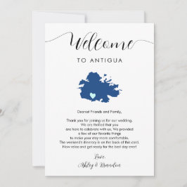 Antigua carta de bienvenida Boda carta de bienveni