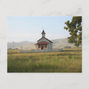 Antigua casa escolar cerca de la postal Big Sur