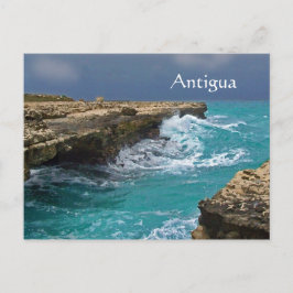Antigua, Indias Occidentales, postal de recuerdo