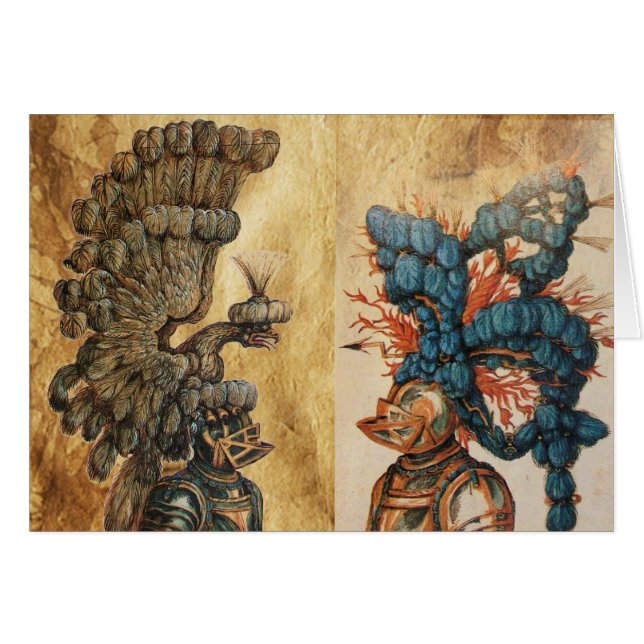 ANTIGUA KNIGHT ACOGE CON ÁGUILA Y PIES (Anverso (Horizontal))