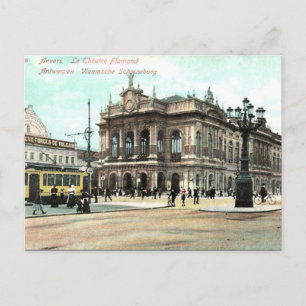 Antigua postal - Amberes/Anvers, Bélgica