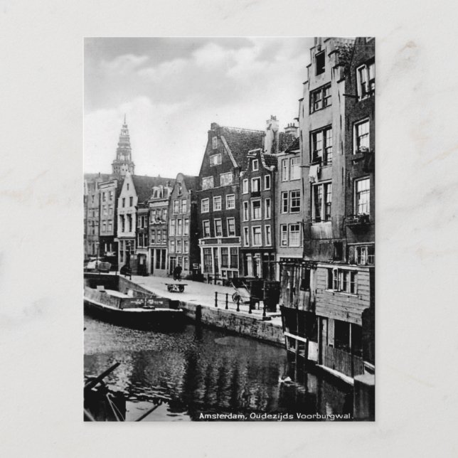 Antigua postal - Amsterdam, Nederland (Anverso)
