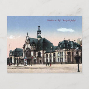Antigua postal - Bahnhof, Koblenz, Alemania
