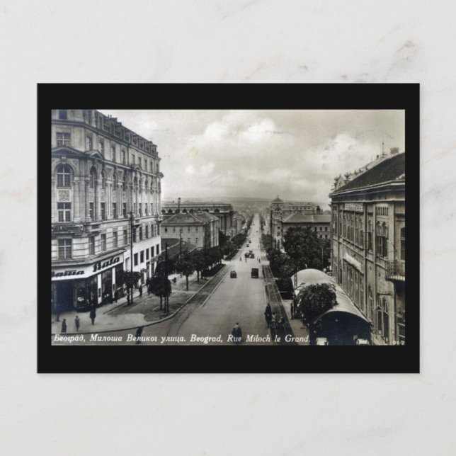 Antigua postal - Belgrado 1928 (Anverso)
