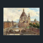 Antigua postal - Berlín, Alemania<br><div class="desc">La imagen de esta postal ha sido reproducida desde una postal antigua de la Catedral de Berlín y del Kaiser-Friedrich-Brücke.</div>