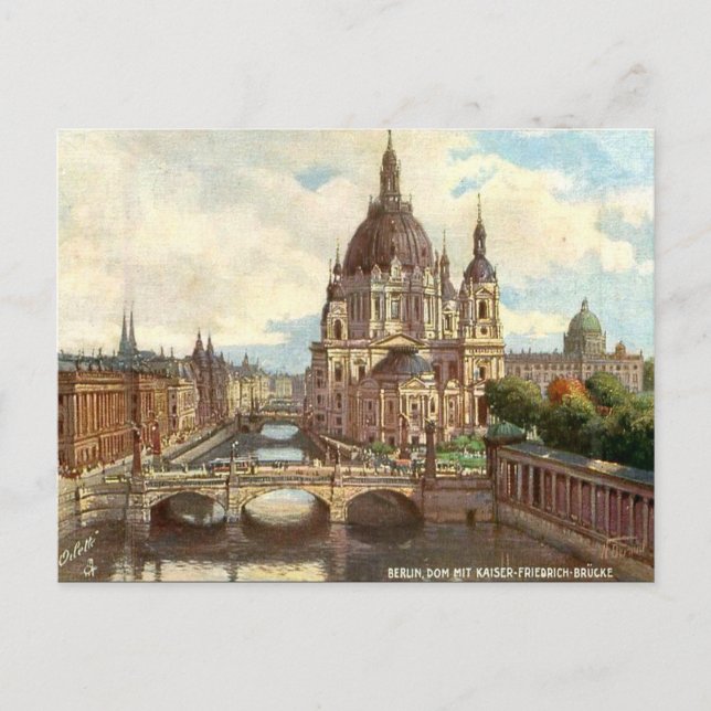 Antigua postal - Berlín, Alemania (Anverso)