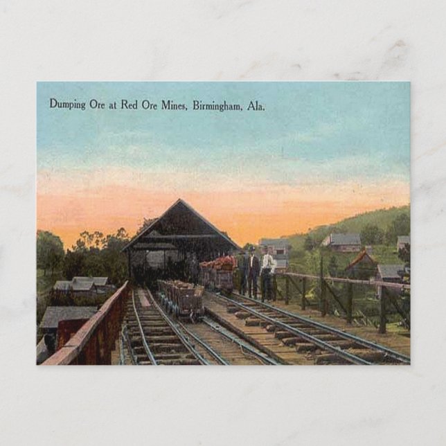 Antigua postal - Birmingham, Alabama (Anverso)