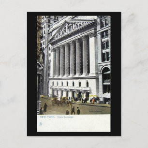 Antigua postal - Bolsa de Valores, Nueva York
