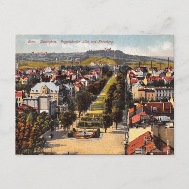 Antigua postal - Bonn, Alemania (Anverso)