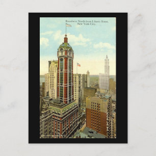 Antigua postal - Broadway, Nueva York