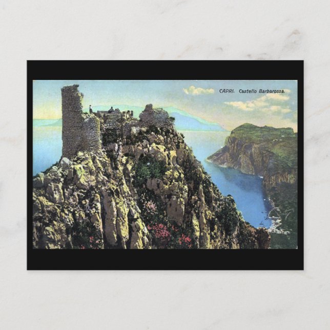 Antigua postal - Capri, Italia (Anverso)
