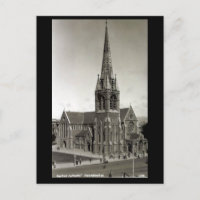 Antigua postal - Catedral Anglicana, Christchurch,