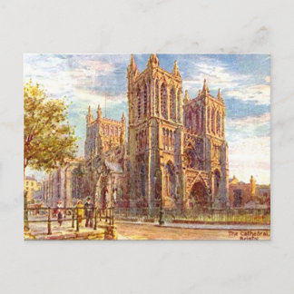 Antigua postal - Catedral de Bristol