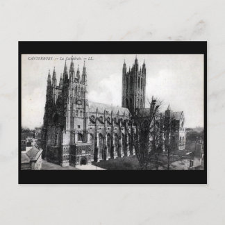 Antigua postal - Catedral de Canterbury