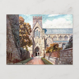Antigua postal - Catedral de Carlisle