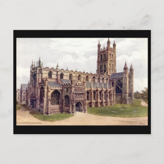 Antigua postal - Catedral de Gloucester