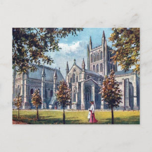 Antigua postal - Catedral de Hereford