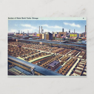 Antigua postal - Chicago, Illinois