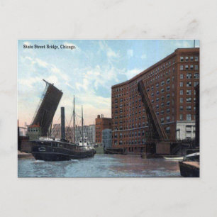 Antigua postal - Chicago, Illinois