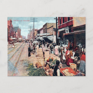 Antigua postal - Chicago, Illinois