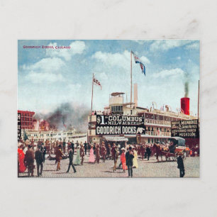 Antigua postal - Chicago, Illinois