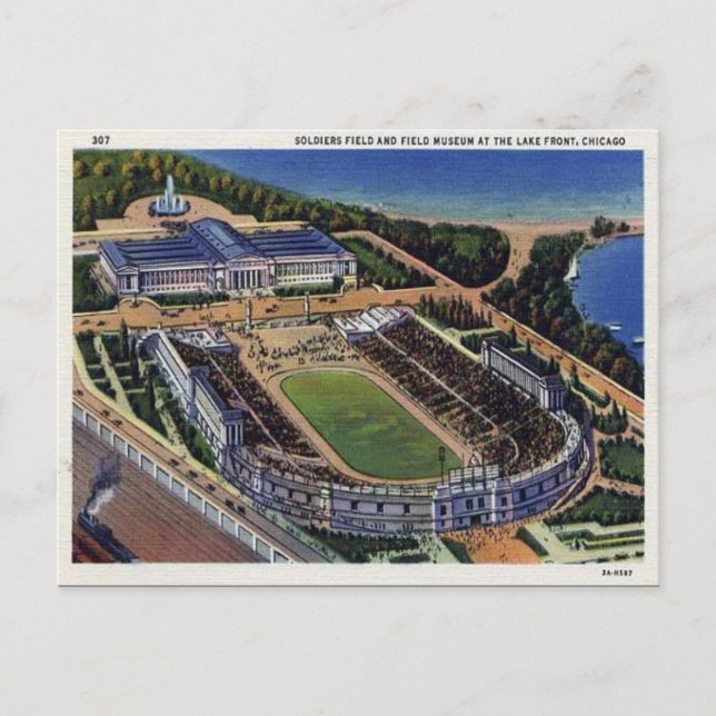 Antigua postal - Chicago, Illinois (Anverso)