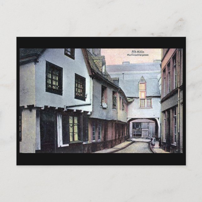 Antigua postal - Colonia/Koln, Alemania (Anverso)
