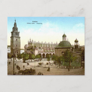 Antigua postal - Cracovia, Polonia