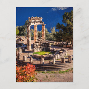 Antigua postal de Delphi Grecia - Viaje histórico