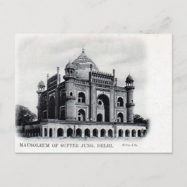 Antigua postal - Delhi, India (Anverso)