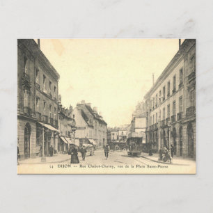 Antigua postal - Dijon, Côte d'Or, Francia