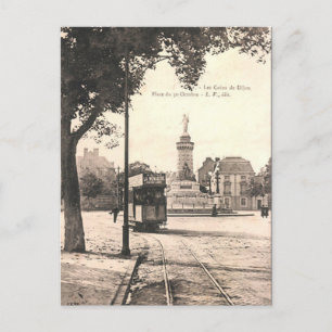 Antigua postal - Dijon, Francia