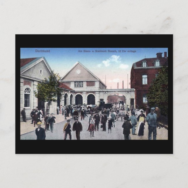 Antigua postal - Dortmund, Alemania (Anverso)