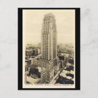 Antigua postal - Edificio del Banco de Comercio, T